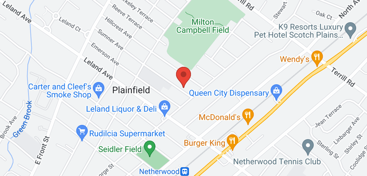 map of 373 Sumner Avenue, Plainfield NJ 07062